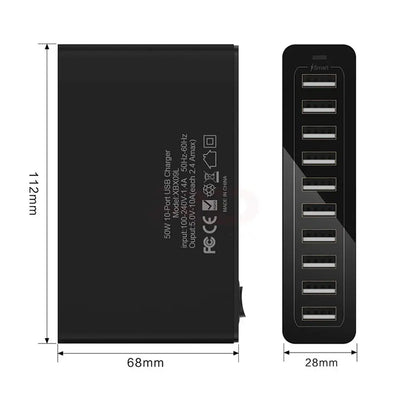 10 Port USB Charger Pro Lamps